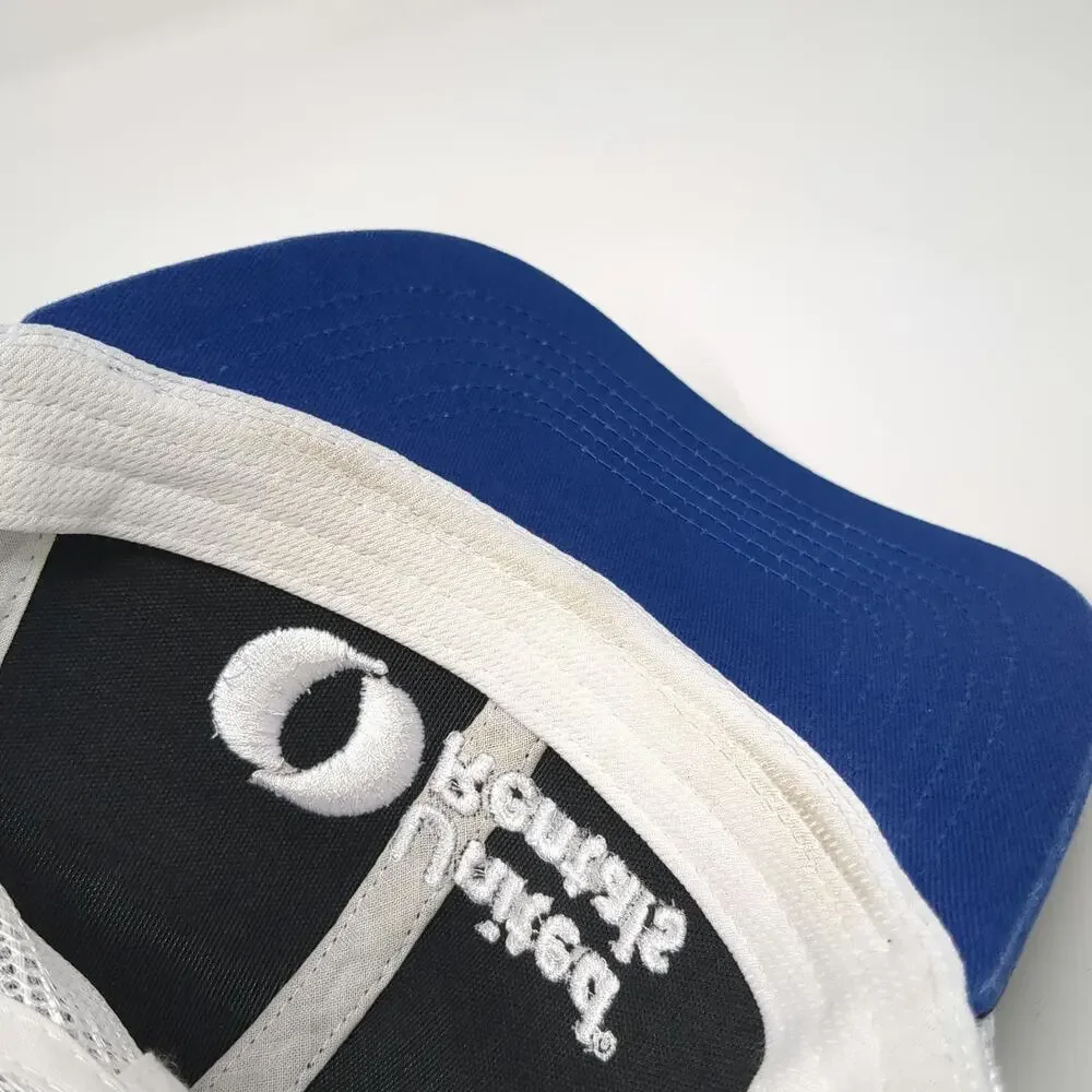 Trucker Hat Black White Blue One Size United Rentals Logo Mesh Snapback hat